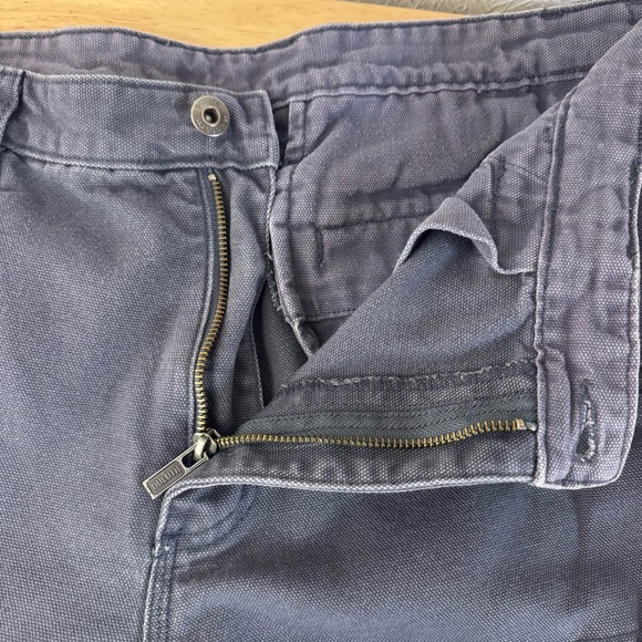 Duluth Trading Co Men's Thick Cotton Misty Blue Utility Cargo Shorts‎ - Picture 6 of 7